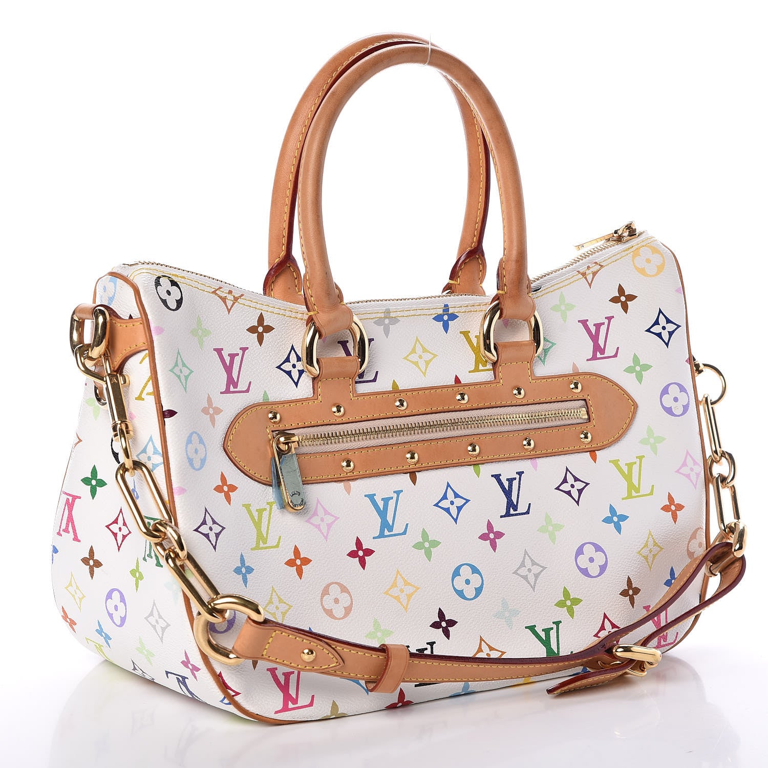 Louis Vuitton Monogram Multicolor Rita White 4 of 9