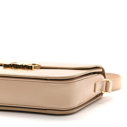 Celine Shiny Calfskin Medium Triomphe Nude 10 of 13