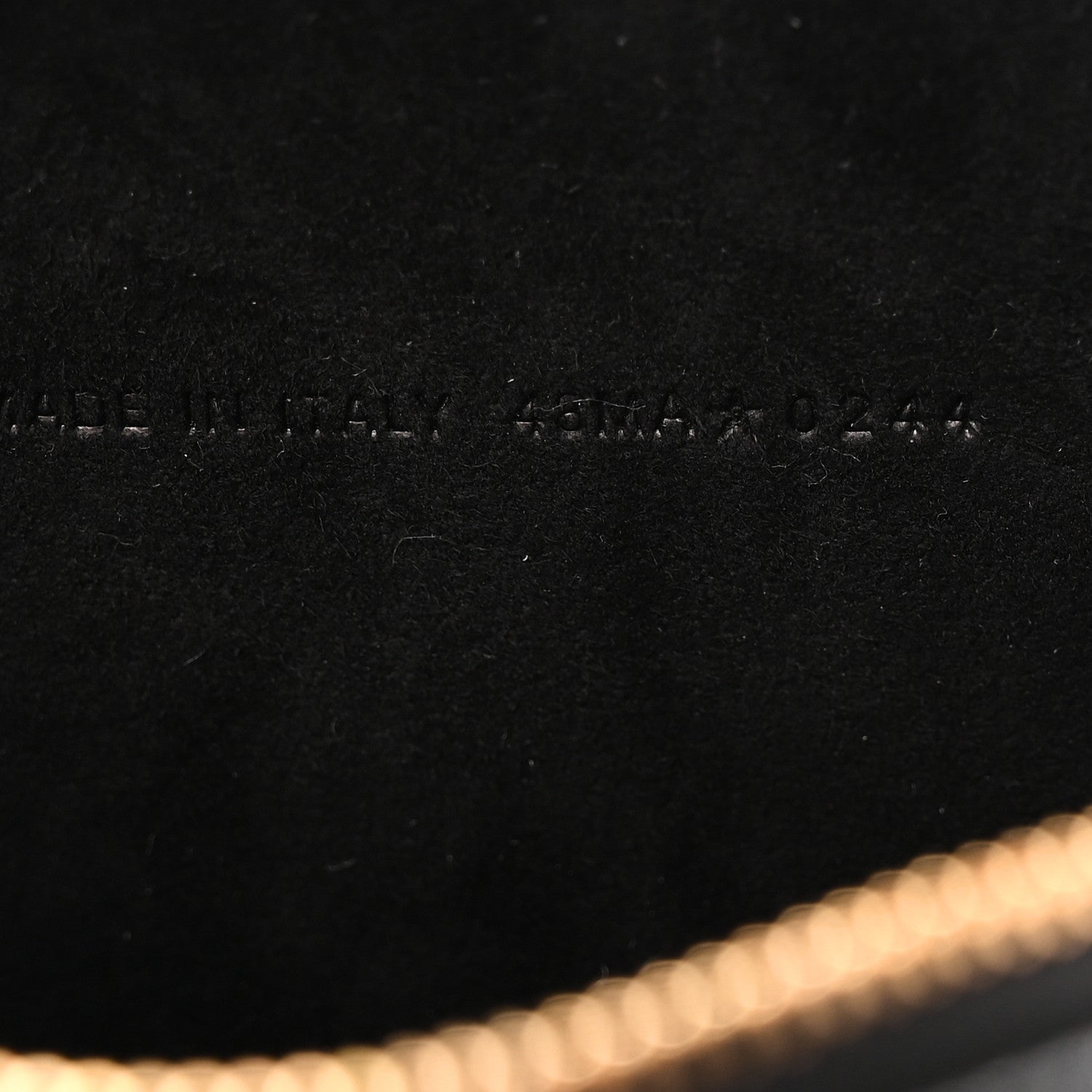 Christian Dior Grained Calfskin Caro Double Pouch Black 7 of 10