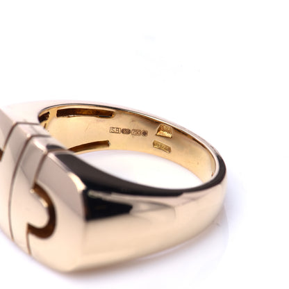 Bulgari 18K Yellow Gold Parentesi Ring 52 6 6 of 8