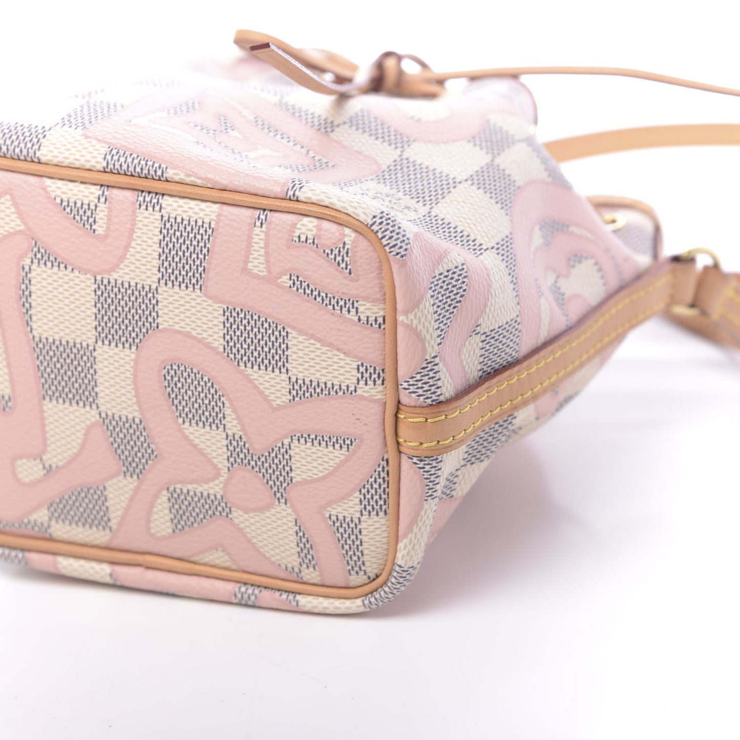 Damier Azur Tahitienne Nano Noe Rose Ballerine