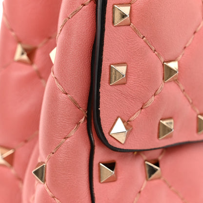 Valentino Garavani Nappa Medium Rockstud Spike Shoulder Bag Paradise Rose 10 of 11