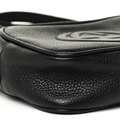 Gucci Pebbled Calfskin Mini Soho Disco Bag Black 8 of 12