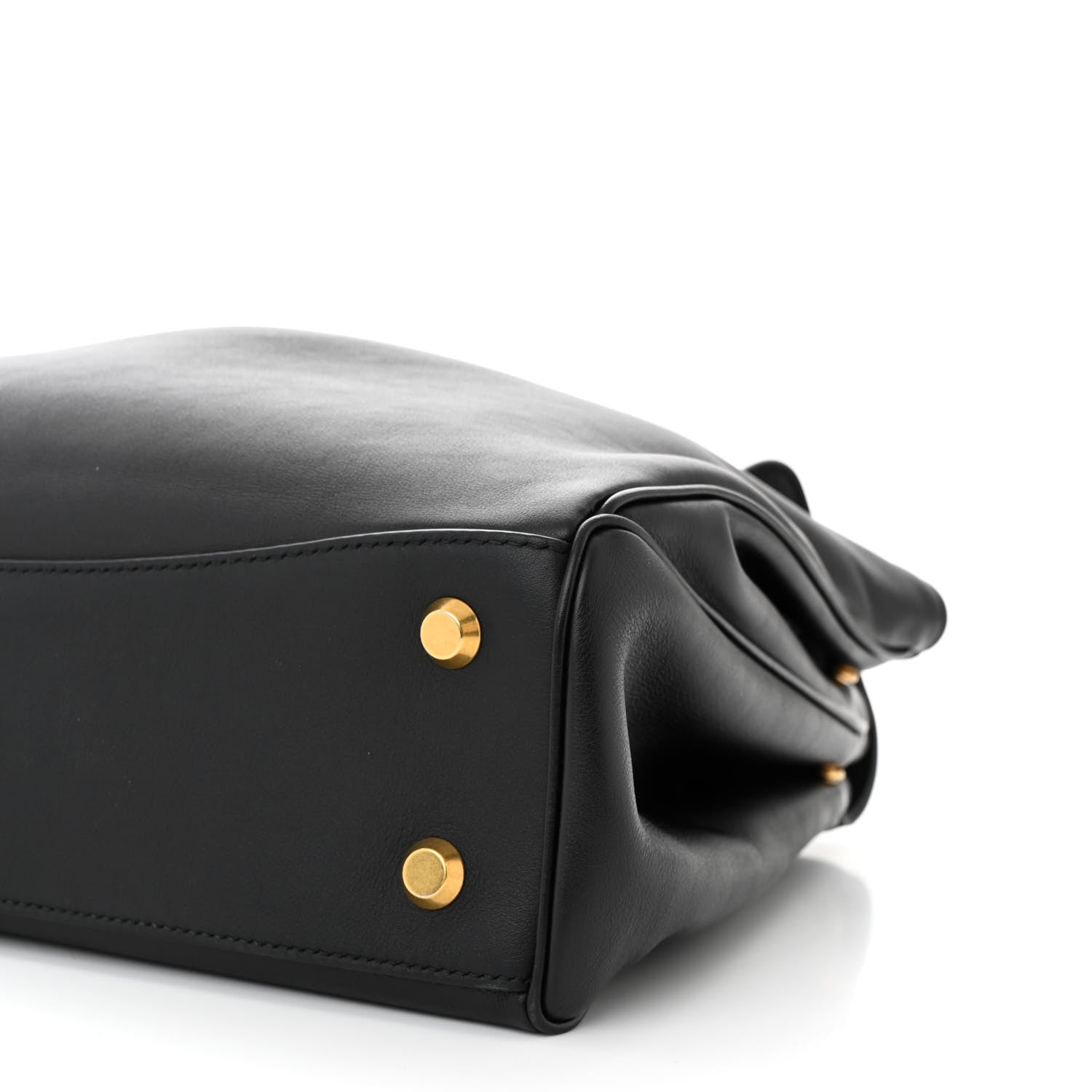 Balenciaga Natural Smooth Calfskin Medium Rodeo Top Handle Handbag Black 12 of 12
