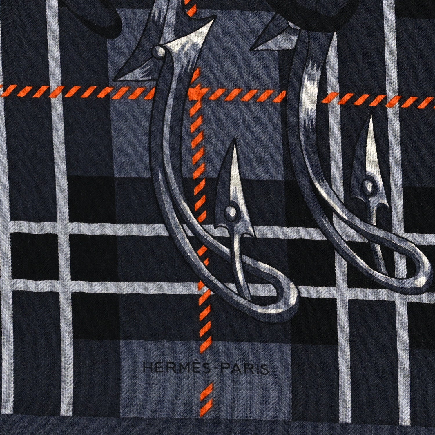 Hermes Cashmere Silk Cheval Punk Scarf 100 2 of 3