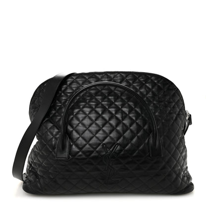 Saint Laurent Calfskin Quilted ES Giant Travel Bag Black 1 of 9
