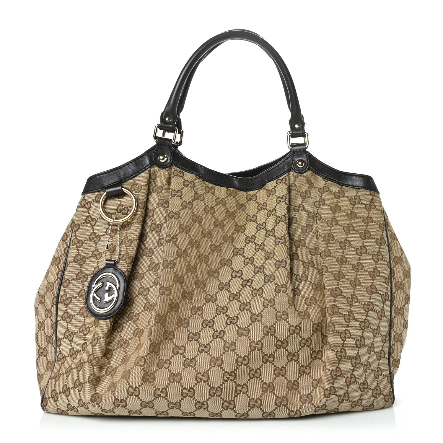 Gucci Monogram Large Sukey Tote Dark Brown 1 of 10