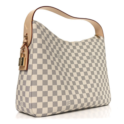Louis Vuitton Damier Azur Slouchy MM 4 of 17
