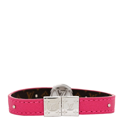 Louis Vuitton Monogram LV Circle Reversible Bracelet 17 Rose Falbala 3 of 7