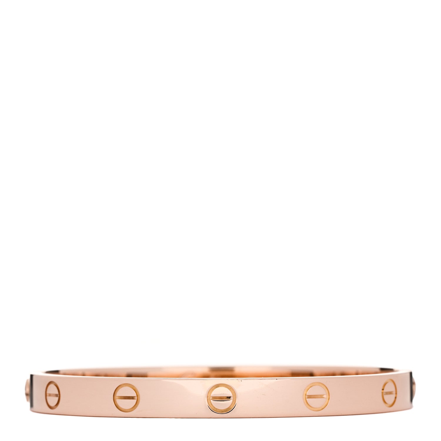 Cartier 18K Pink Gold LOVE Bracelet 17 1 of 8