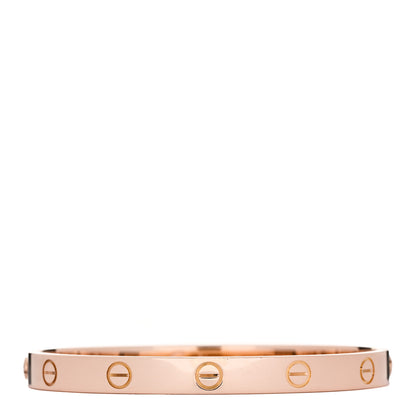 Cartier 18K Pink Gold LOVE Bracelet 17 1 of 8