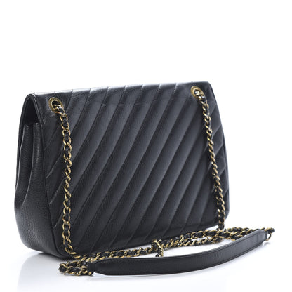 Chanel Shiny Goatskin Diagonal Quilted Small Flap Black 3 of 11