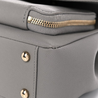 Chanel Caviar Quilted Medium Business Affinity Flap Grey 9 of 12