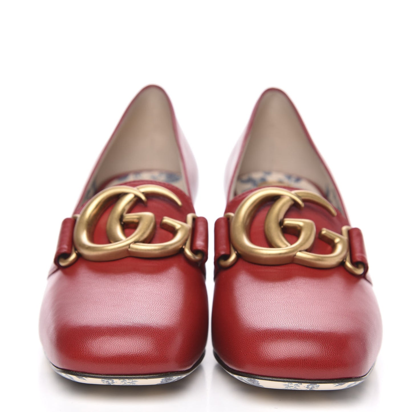 Malaga Kid GG Victoire 55mm Loafer Pumps 35 Hibiscus Red