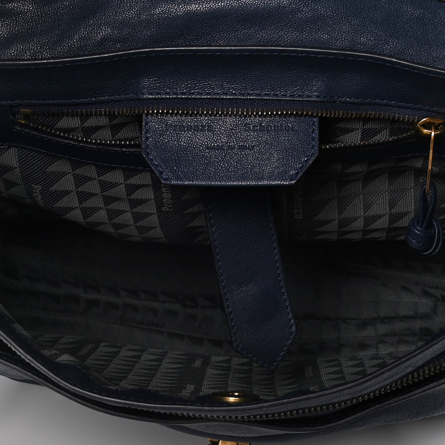 Lambskin Medium PS1 Satchel Midnight