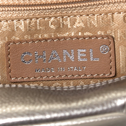 Chanel Metallic Caviar Quilted Vertical Bowler Light Gold 6 of 7