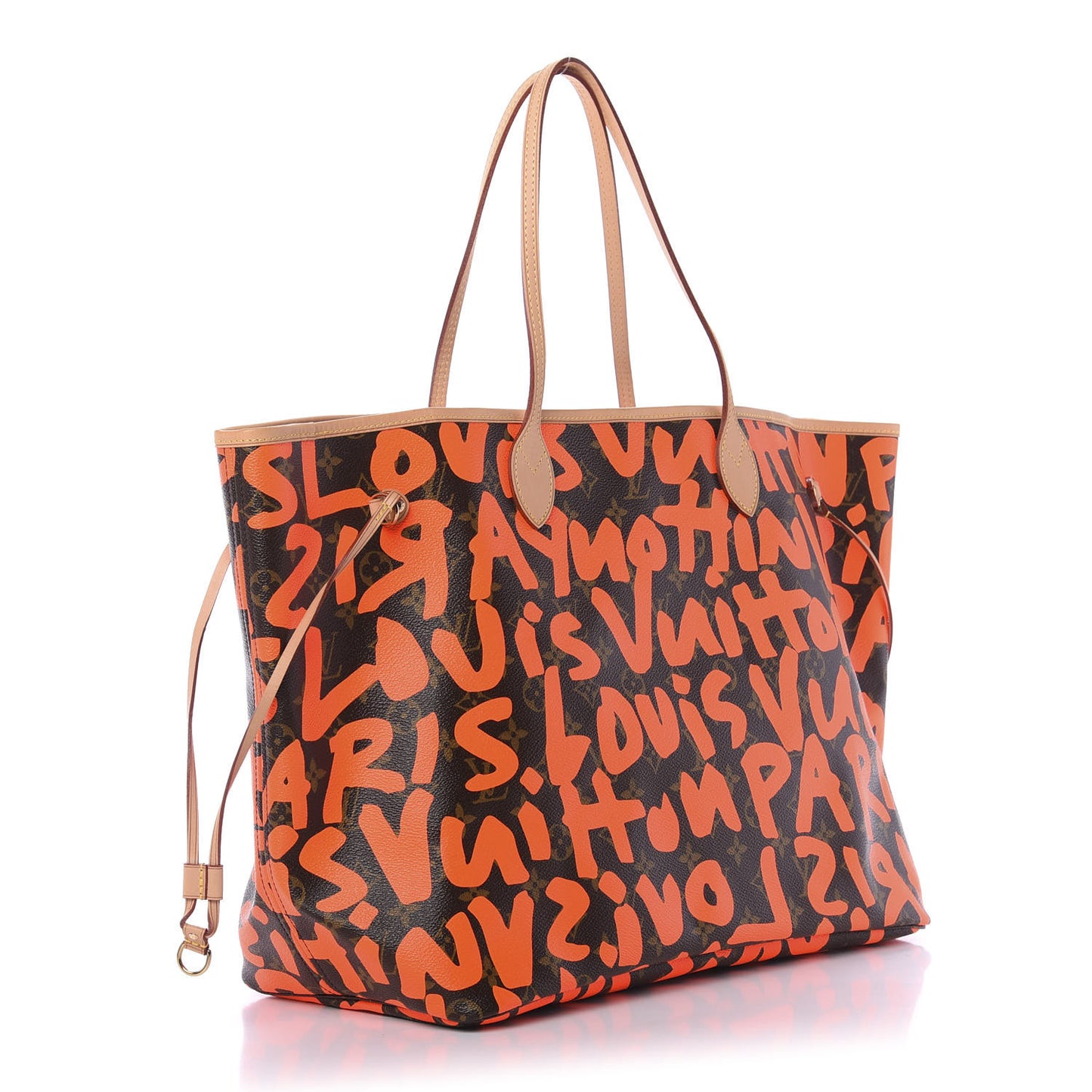 Monogram Graffiti Neverfull GM Orange