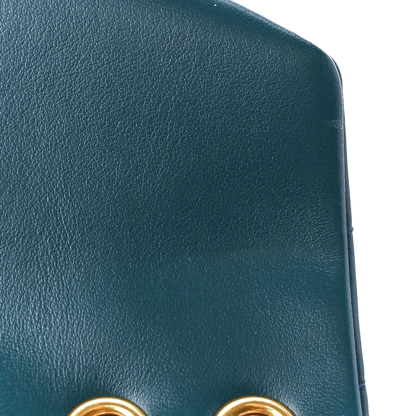 Calfskin Y Quilted Monogram Small Loulou Chain Satchel Green