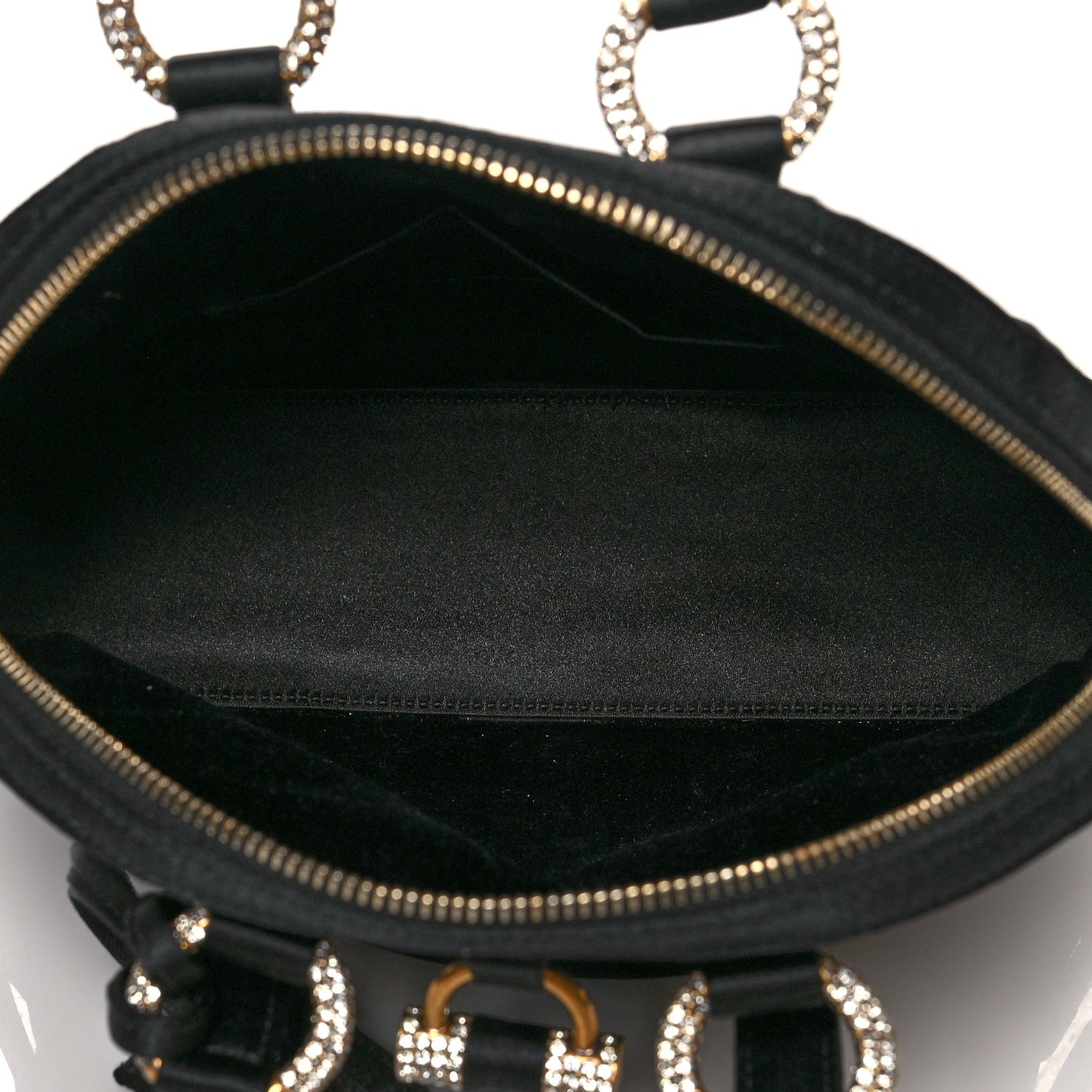 Satin Crystal Mini Muse Black