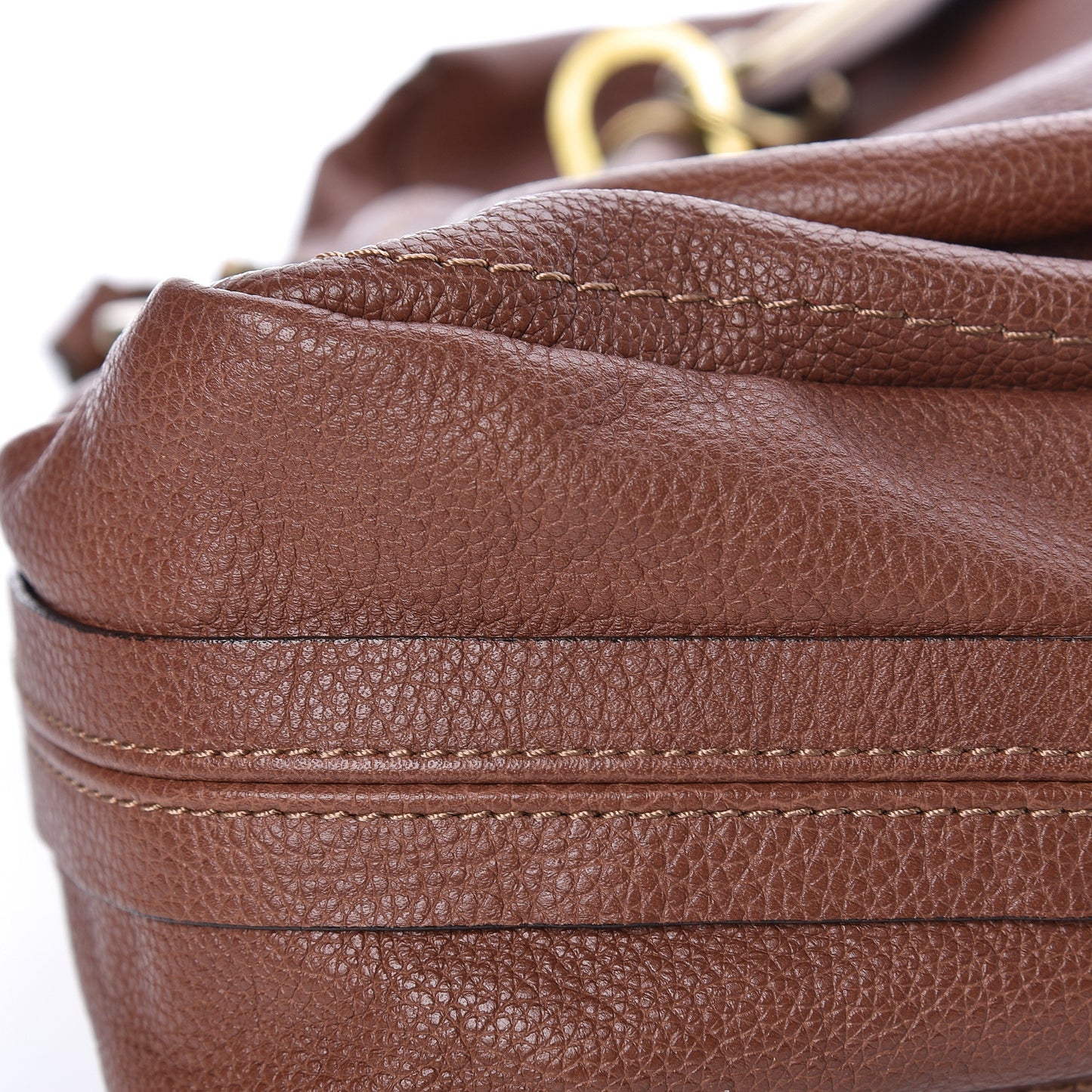 Calfskin Large Paraty Speculoos Brown