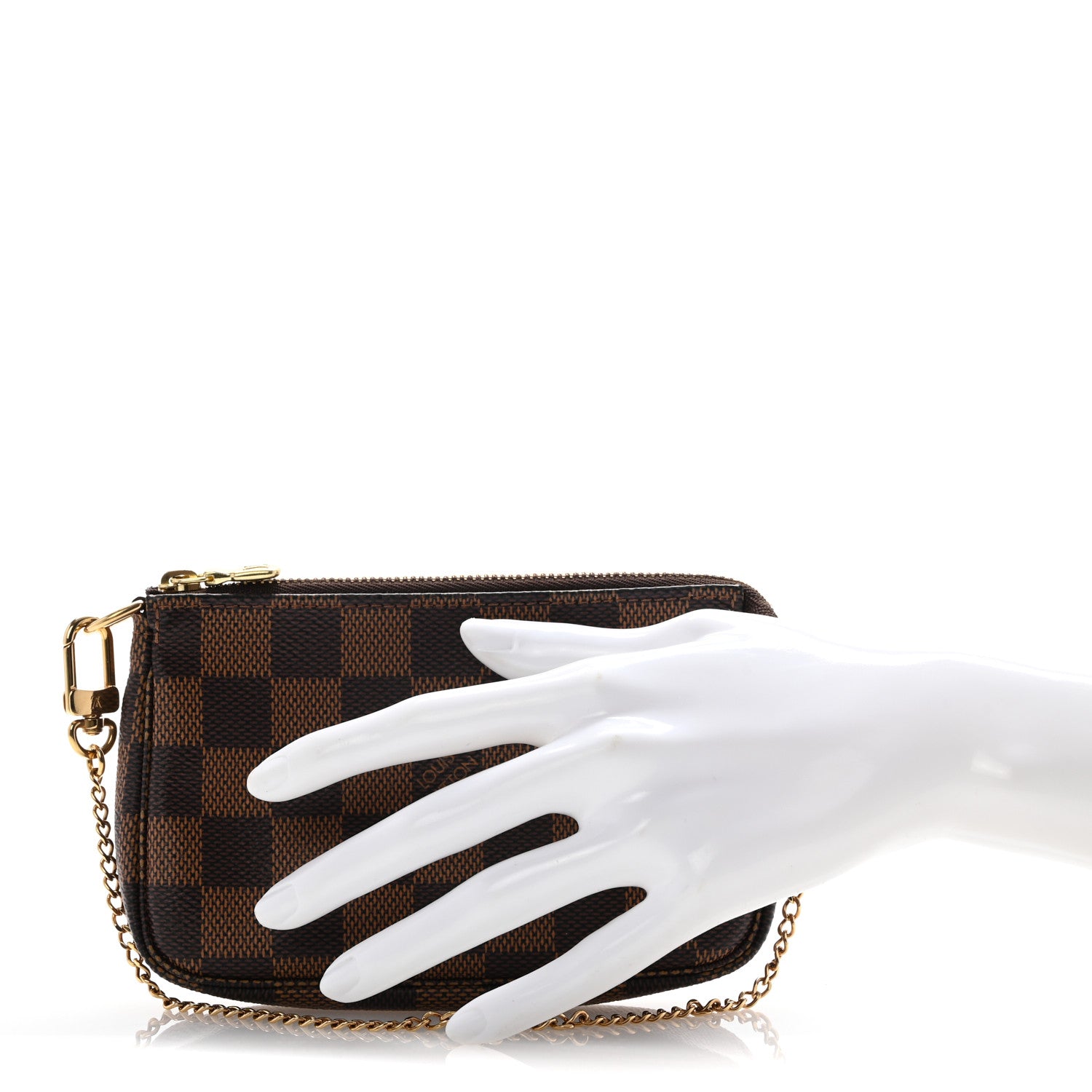 Louis Vuitton Damier Ebene Mini Pochette Accessories 2 of 8