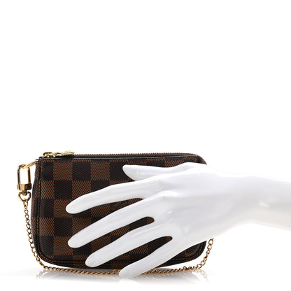 Louis Vuitton Damier Ebene Mini Pochette Accessories 2 of 8