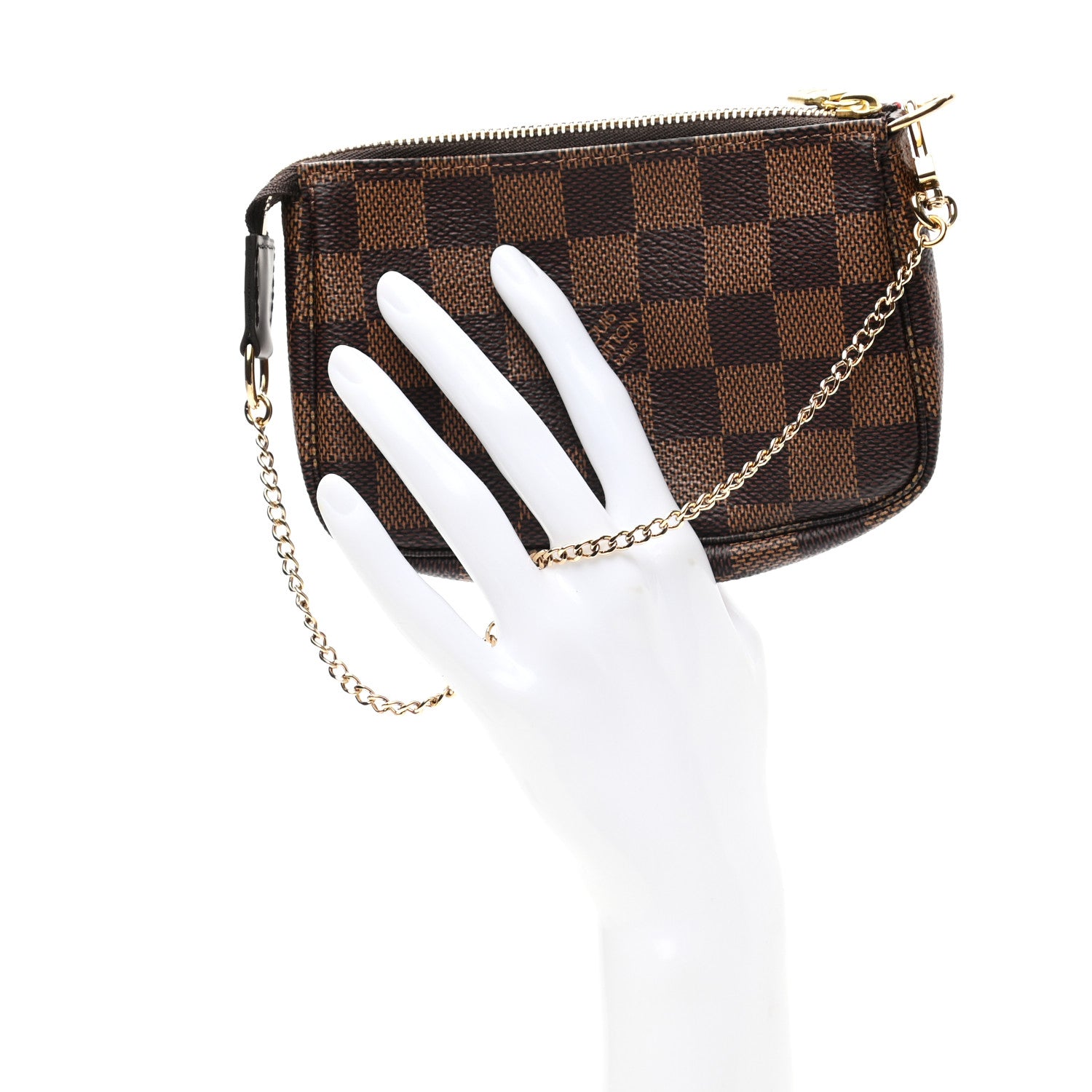 Louis Vuitton Damier Ebene Mini Pochette Accessories 2 of 7