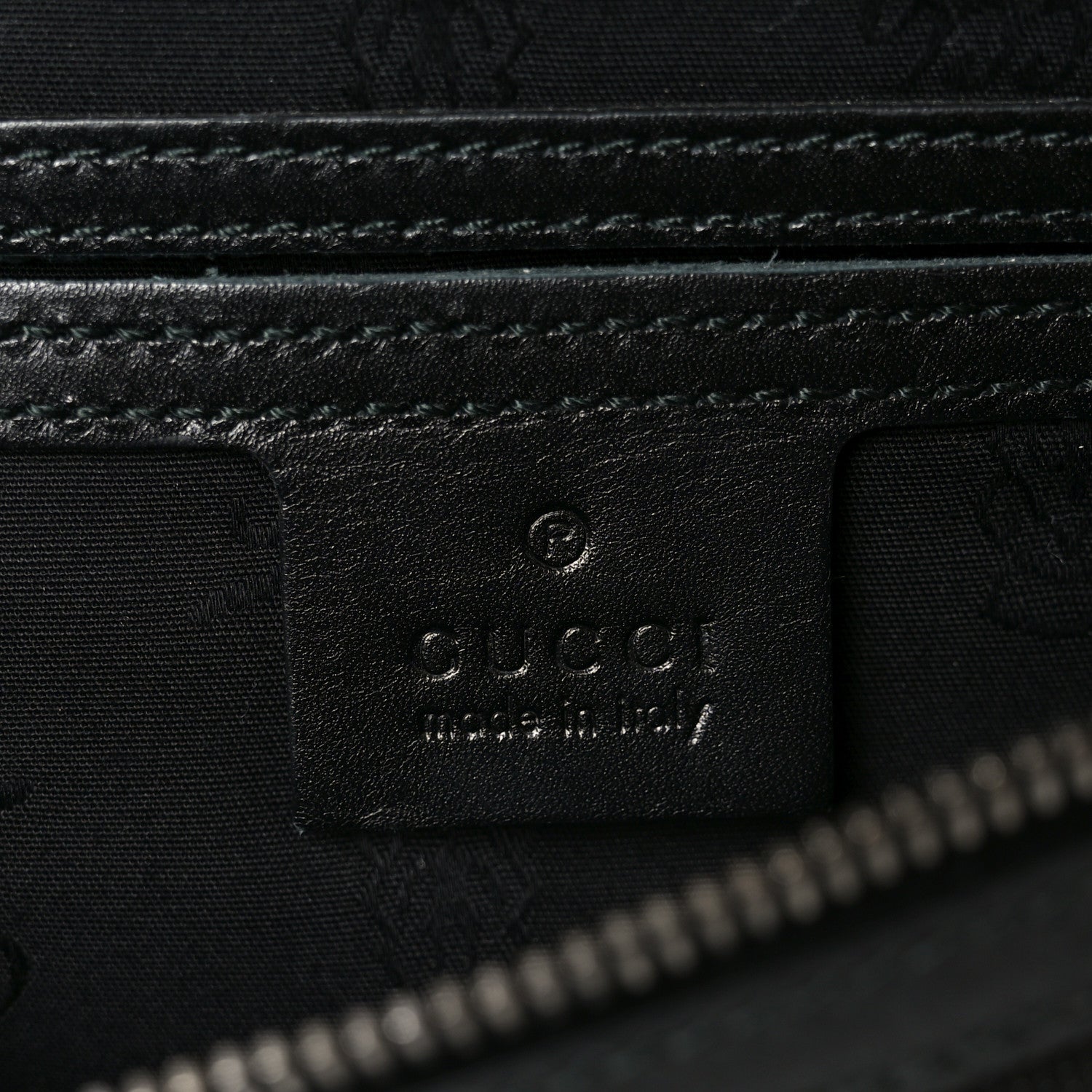 Gucci Imprime Monogram Belt Bag Black 6 of 9