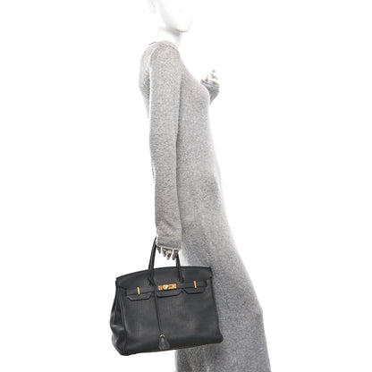 Hermes Togo Birkin 35 Black 2 of 12