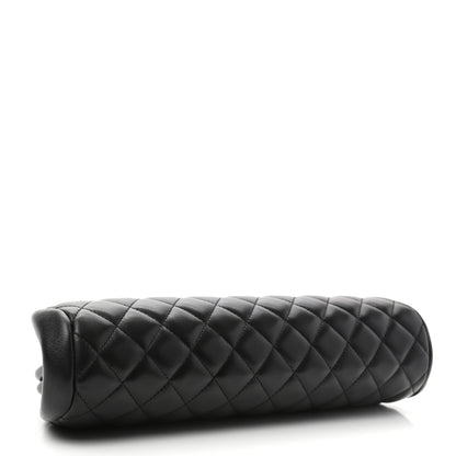 Chanel Lambskin Quilted Timeless Clutch Black 5 of 9