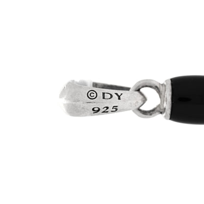 David Yurman Sterling Silver Black Onyx Southwest Feather Amulet Pendant 3 of 3