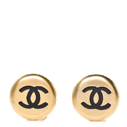 Chanel CC Clip On Earrings Gold 1 of 4