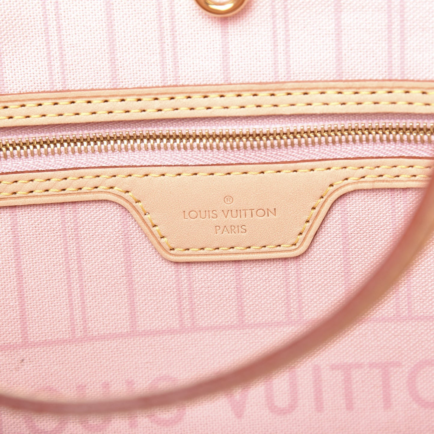 Damier Azur Neo Neverfull MM Rose Ballerine