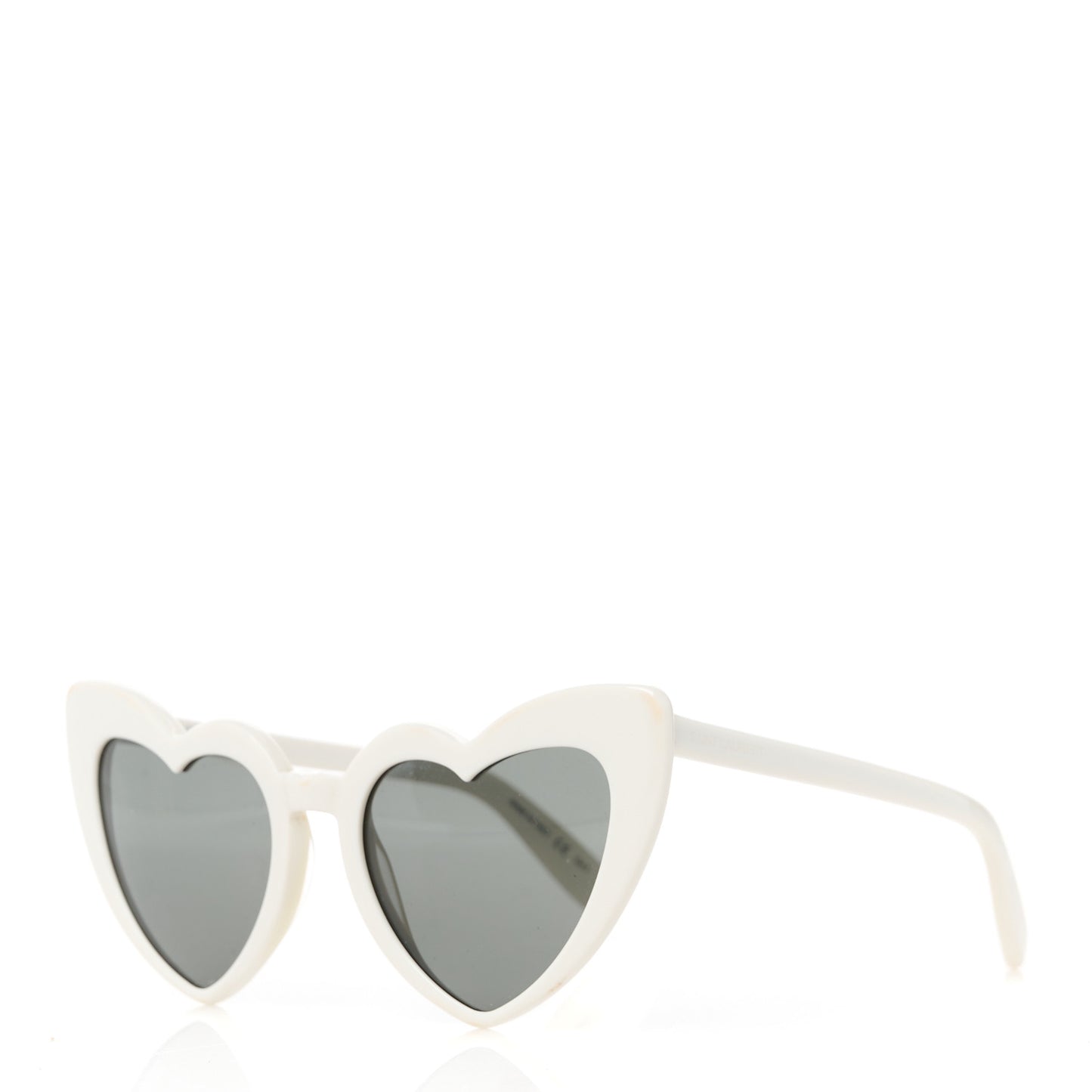 Acetate Heart Frame Loulou SL181 Sunglasses White
