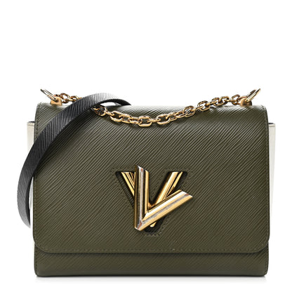 Louis Vuitton Epi Twist Shoulder Bag MM Kaki 1 of 12