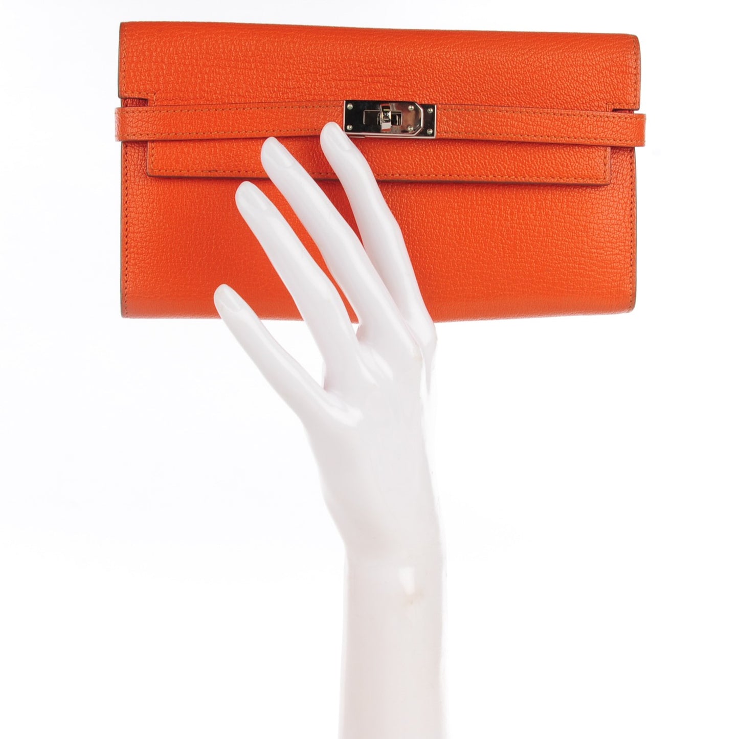 Chevre Mysore Kelly Longue Wallet Feu