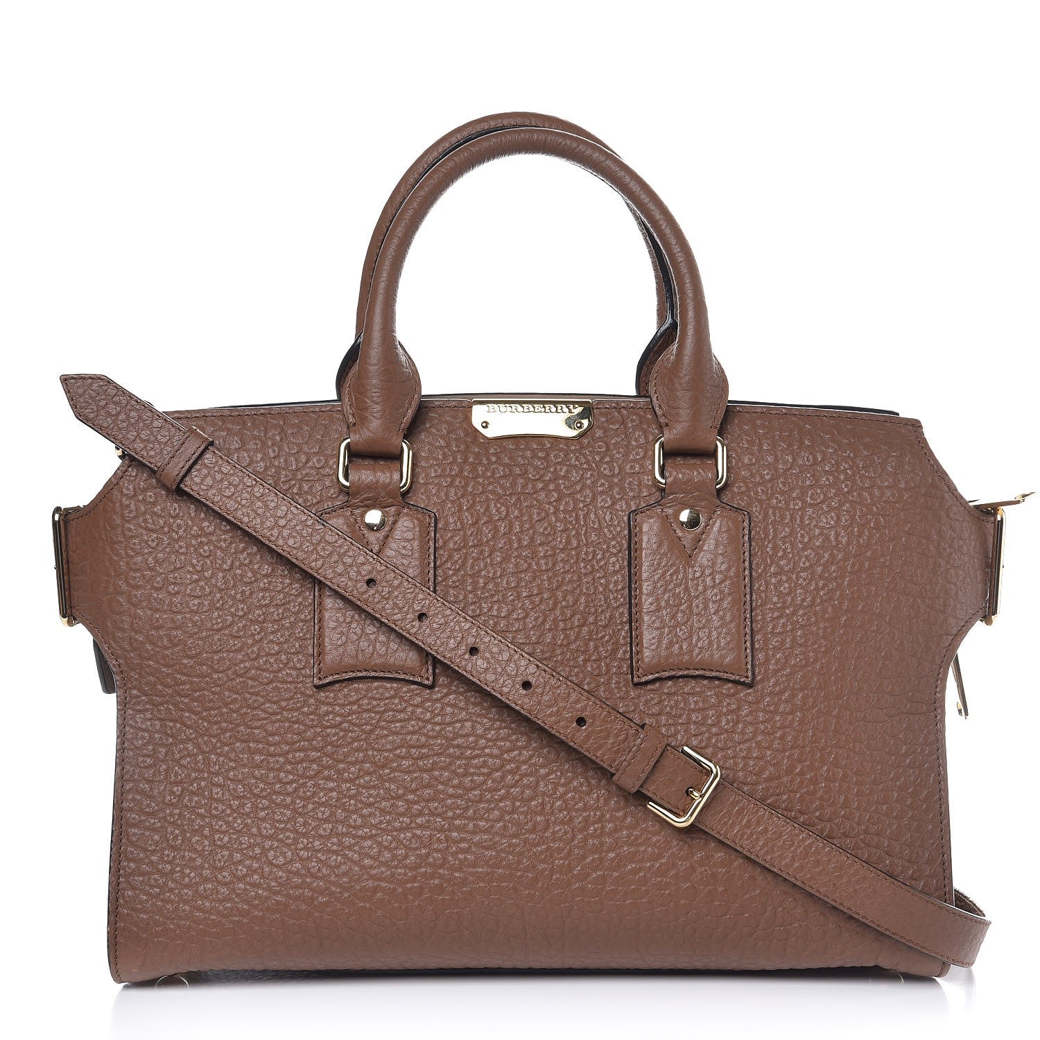 Burberry Signature Grain Medium Gainsborough Sepia Brown Honey 1 of 8