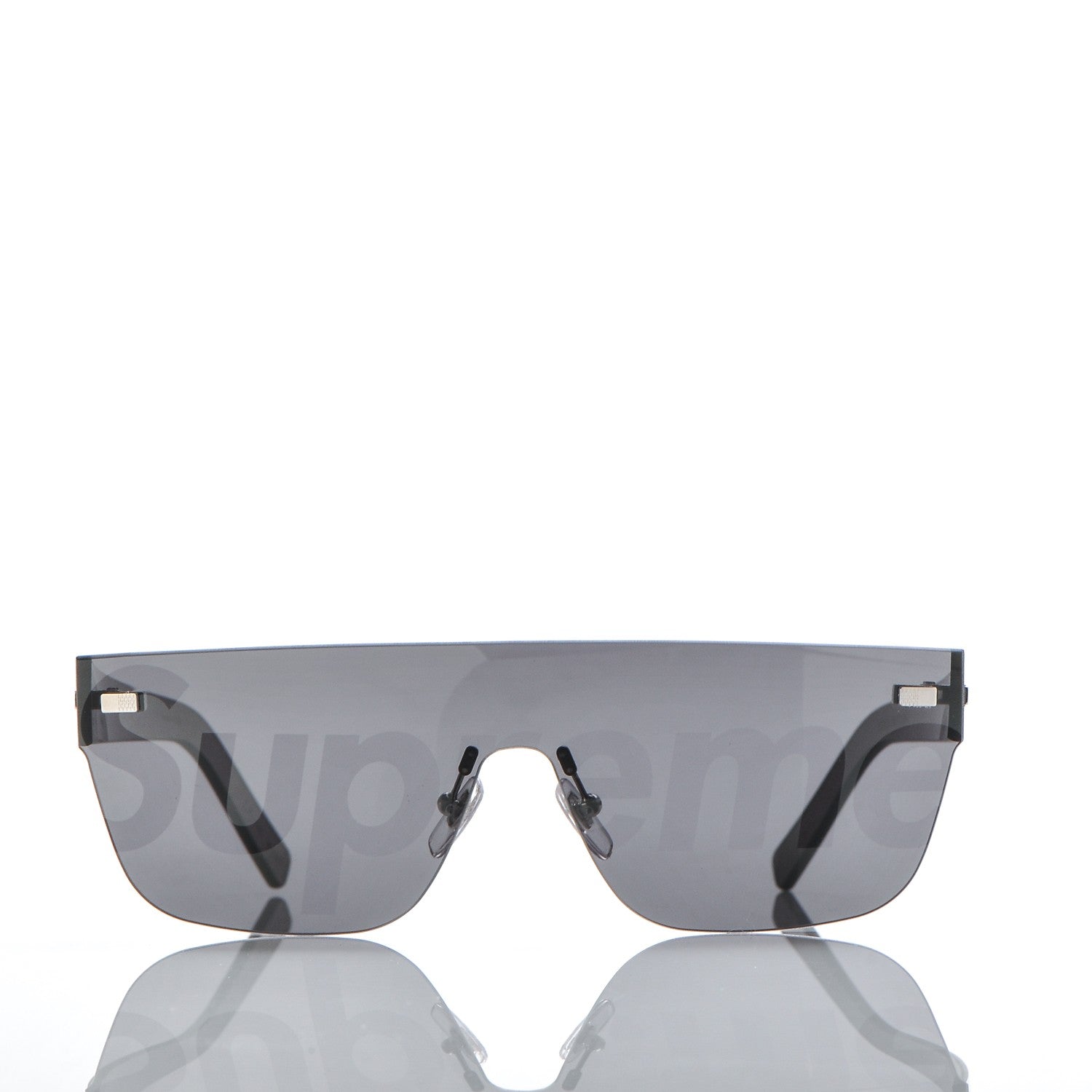 Louis Vuitton X SUPREME City Mask Sunglasses Black 2 of 7