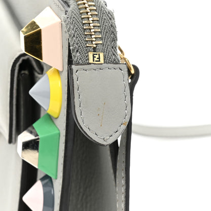 Fendi Vitello Dolce Studded Mini 2Jours Pouch Ardesia Multicolor 16 of 16