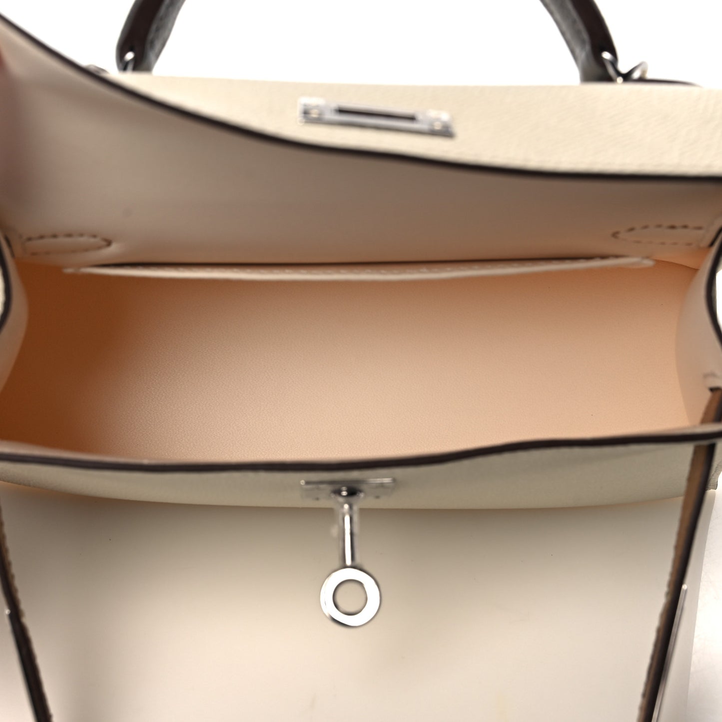 Epsom Mini Kelly Sellier 20 Nata Chai Gris Meyer