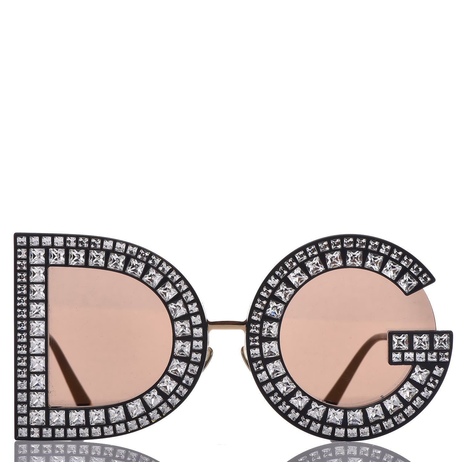 Dolce & Gabbana DG Crystal Sunglasses DG 6121 Black 3 of 7