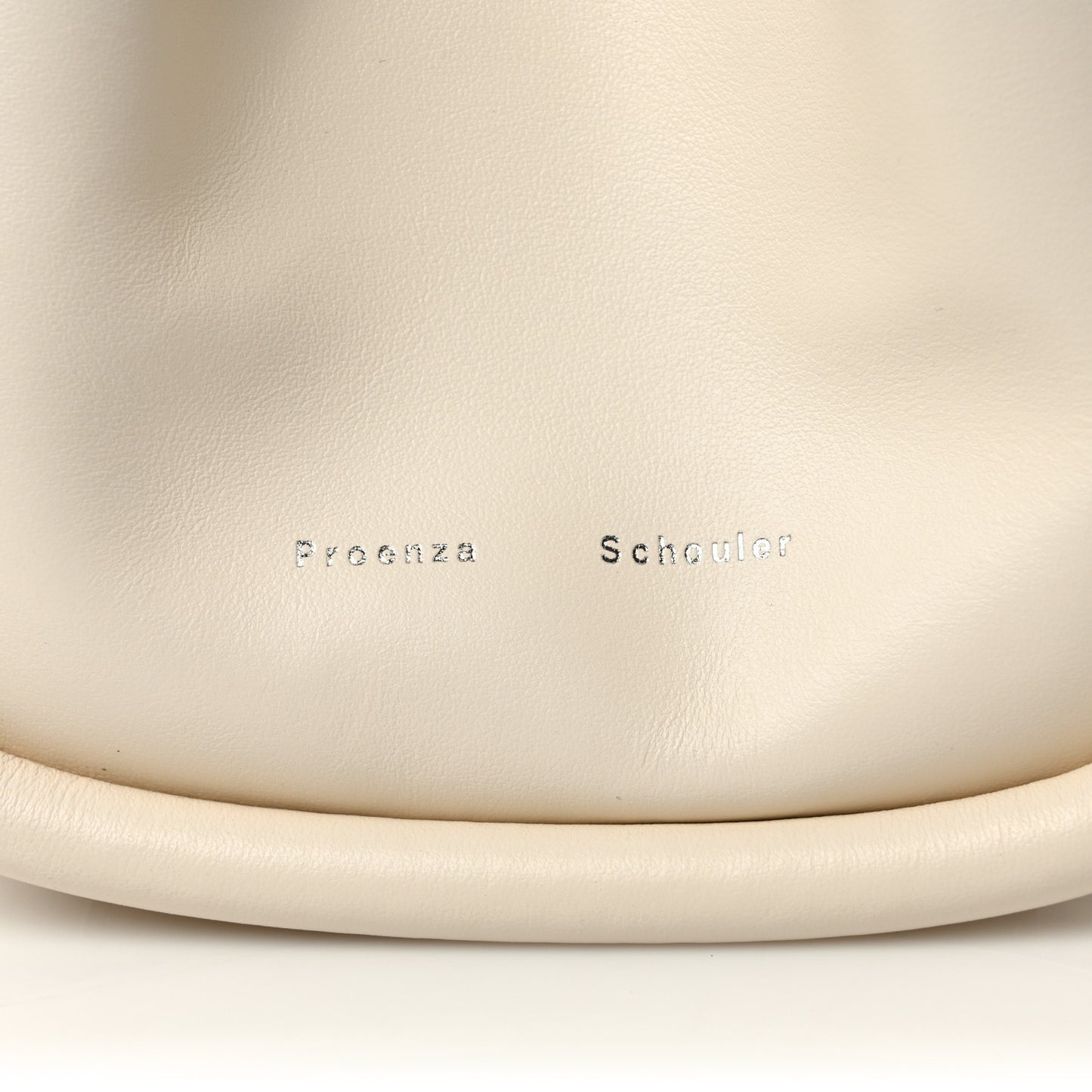 Calfskin XS Ruched Tote Ivory