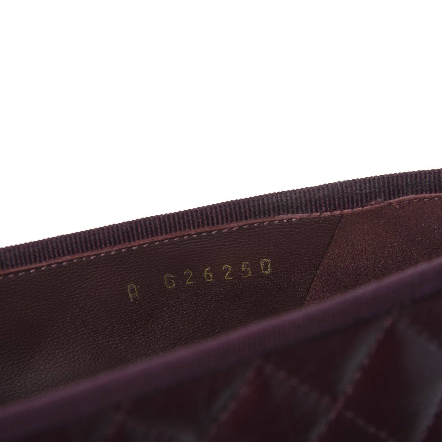 Chanel Crumpled Lambskin Quilted CC Cap Toe Ballerina Flats 37.5 Burgundy 10 of 11