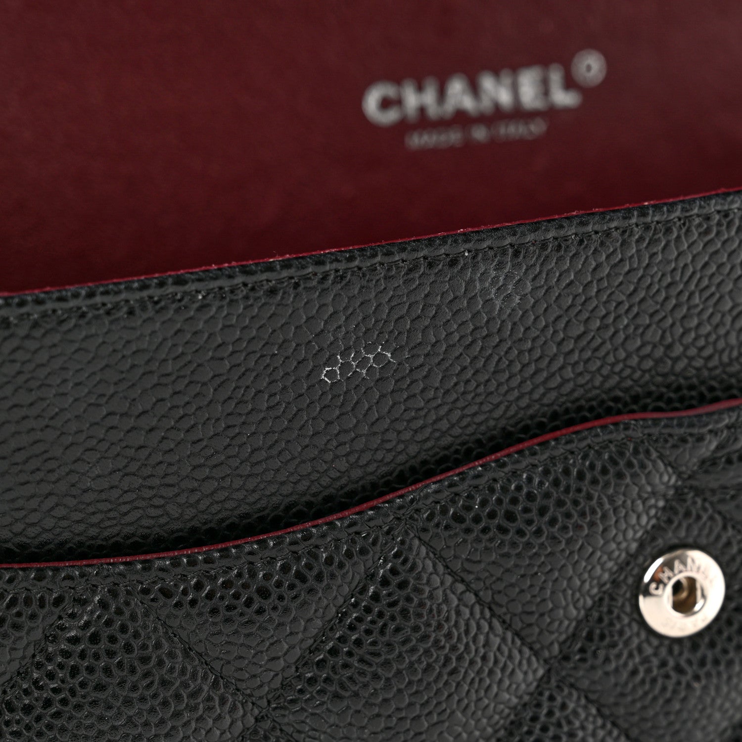 Chanel Caviar Quilted Jumbo Double Flap Black 10 of 10