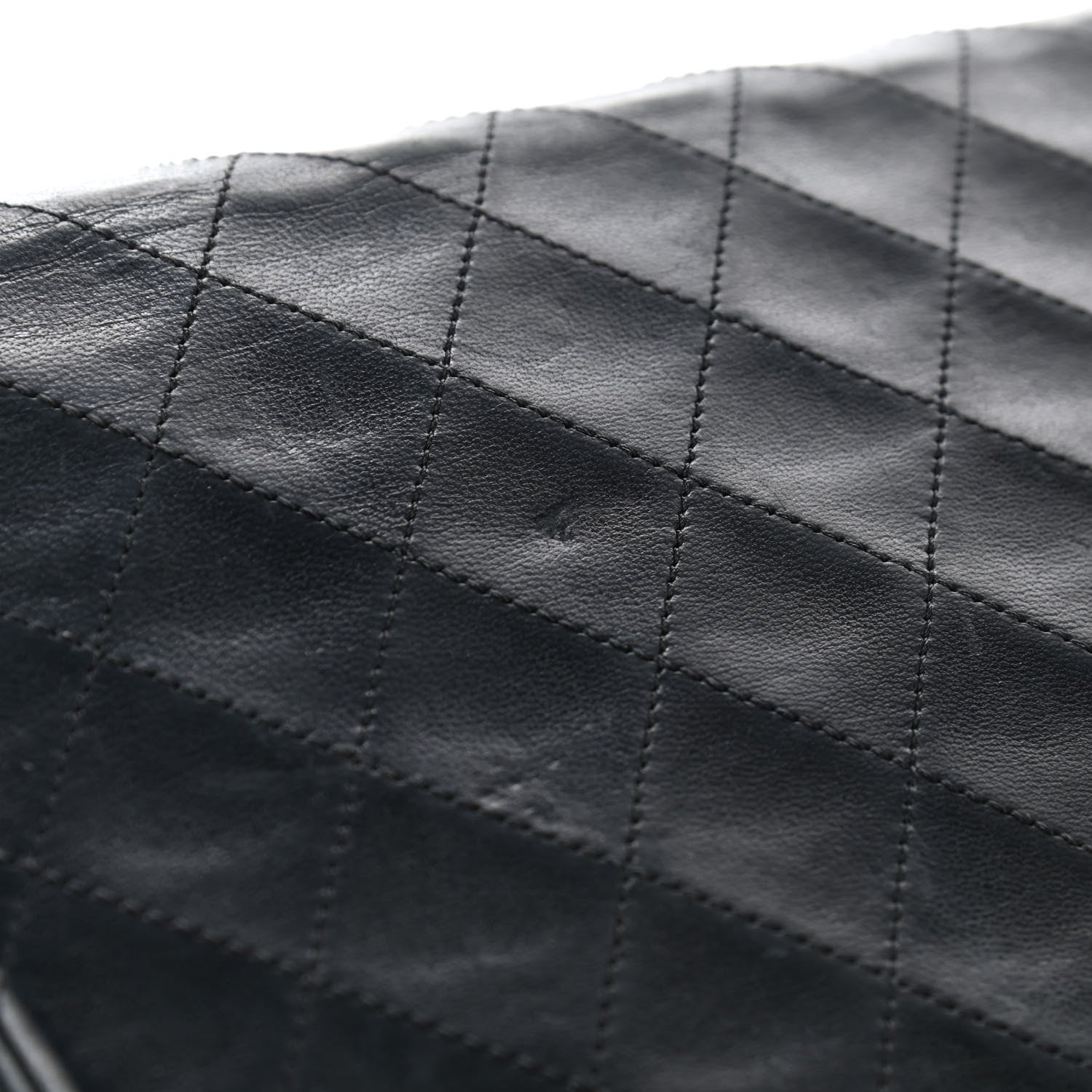 Chanel Lambskin Quilted Medium Double Flap Black 16 of 18
