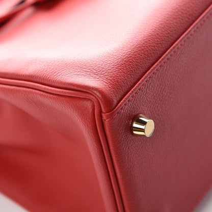 Hermes Evercolor Kelly Retourne 28 Rouge Casaque 36 of 39