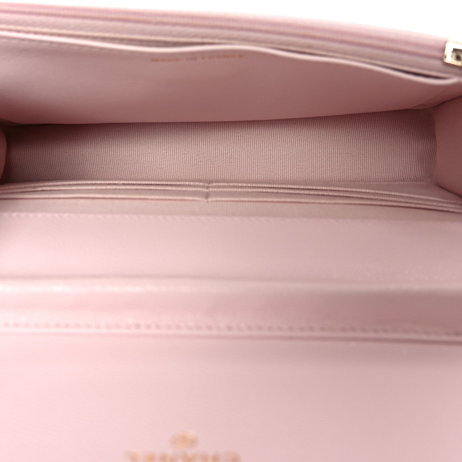Chanel Caviar Quilted Wallet on Chain WOC Light Pink 5 of 11
