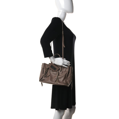 Balenciaga Veau Papier A6 Zip Around Tote Castagna 2 of 24