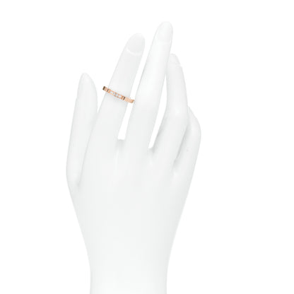 Cartier 18K Pink Gold Diamond Maillon Panthere Wedding Band Ring 49 5 2 of 5