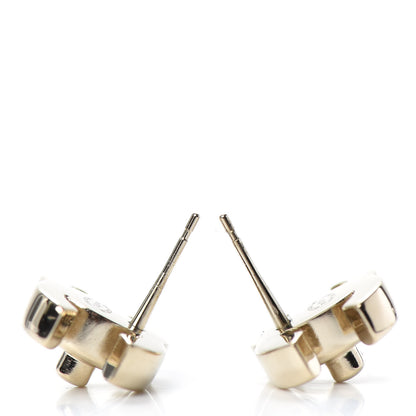 Chanel Metal CC Turnlock Earrings Gold 3 of 4